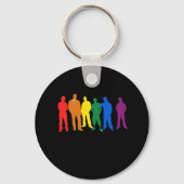 GAY PRIDE-MANNEN SLEUTELHANGER (Voorkant)