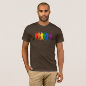GAY PRIDE-MANNEN T-SHIRT (Voorkant volledig)