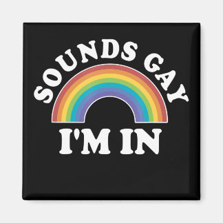 Gay Pride Mannen Vrouwen Lgbt regenbooggeluiden la Magneet