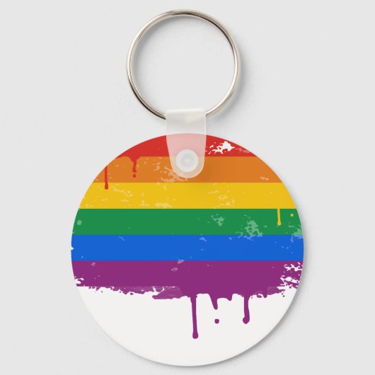 Gay Pride Merchandise Sleutelhanger (Voorkant)