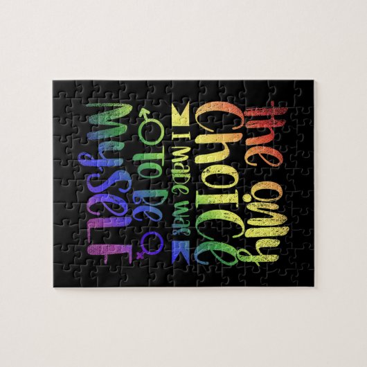 Gay Pride Month Gift Legpuzzel (Horizontaal)