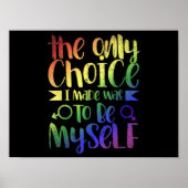 Gay Pride Month Gift Poster (Voorkant)