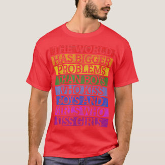 Gay Pride Month LGBT de wereld heeft grotere probl T-shirt