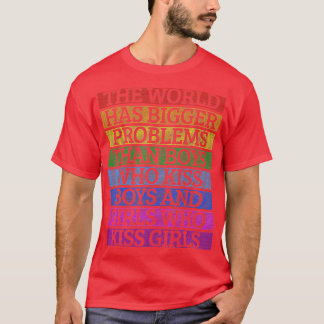 Gay Pride Month LGBT de wereld heeft grotere probl T-shirt