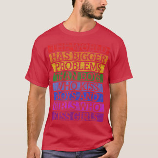 Gay Pride Month LGBT de wereld heeft grotere probl T-shirt