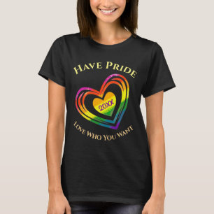 Gay Pride Month LGBTQ-liefde die je op maat wilt T-shirt