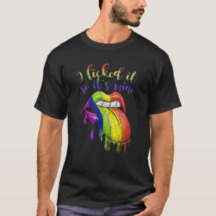 Gay Pride Month Rainbow Homosexual Lesbian Gift LG T-shirt