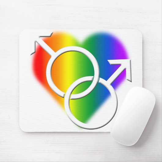 Gay Pride Mousepad Gay Pride Muismatten & Decor (Met muis)