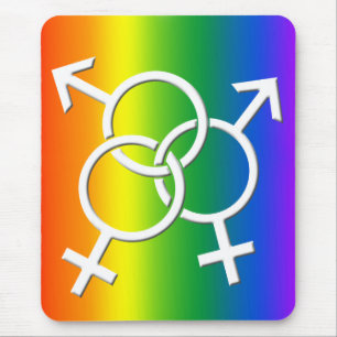 Gay Pride Mousepad Gay Pride Muismatten & Decor