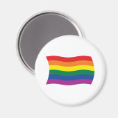 Gay Pride Movement Flag Magnet (Voorkant / Achterkant)