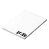 Gay Pride Notitieblok (Linkerzijde)