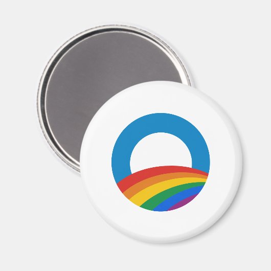 Gay Pride Obama Magneet (Voorkant / Achterkant)