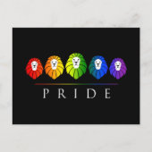 Gay Pride of Lions - LGBT Briefkaart (Voorkant)
