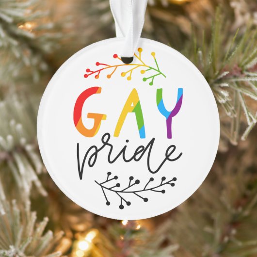 Gay Pride Ornament (Boom)