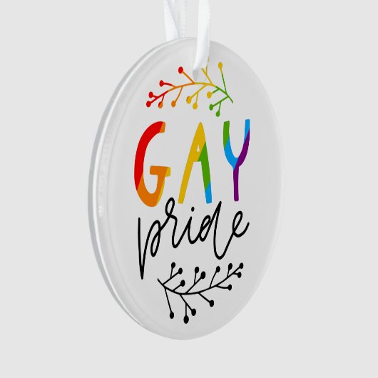 Gay Pride Ornament (voorkant)