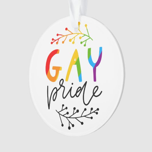 Gay Pride Ornament (voorkant)