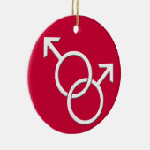 Gay Pride Ornament Gay Mannen Love Decorting Gifts (Rechts)