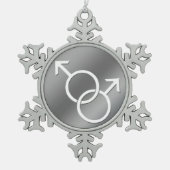 Gay Pride Ornament Personalized Gay Love Gifts (Voorkant)