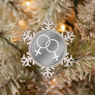 Gay Pride Ornament Personalized Lesbian Love Gifts