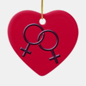 Gay Pride Ornament Personalized Rainbow Love Gifts (Achterkant)