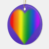 Gay Pride Ornament Personalized Rainbow Love Gifts (Links)