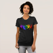Gay Pride Paint T-shirt (Voorkant volledig)
