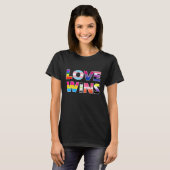 Gay Pride Parade 2023 Regenboog LGBTQ Vlag Liefde  T-shirt (Voorkant volledig)