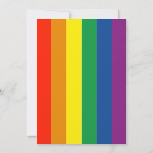 Gay Pride Parade Celebration Party Kaart (Achterkant)