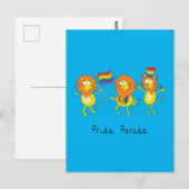 Gay Pride Parade LGBTQ Lions Big Cats Briefkaart (Voorkant / Achterkant)