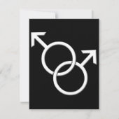 Gay Pride Party nodigt de kaarten van de zelfde-Se (Voorkant)