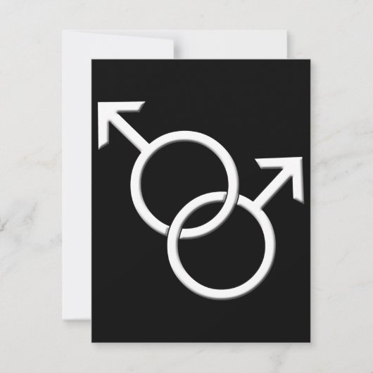 Gay Pride Party nodigt de kaarten van de zelfde-Se (Voorkant)