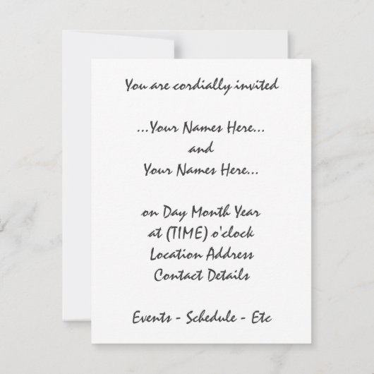 Gay Pride Party nodigt de kaarten van de zelfde-Se (Achterkant)