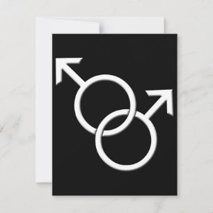 Gay Pride Party nodigt de kaarten van de zelfde-Se