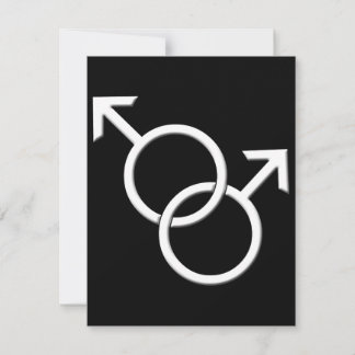 Gay Pride Party nodigt de kaarten van de zelfde-Se