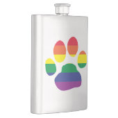 Gay-Pride-Paw-Print Heupfles (Rechts)