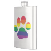 Gay-Pride-Paw-Print Heupfles (Links)