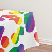 Gay-Pride-Paw-Print Tafelkleed (Voorbeeld)