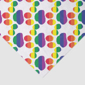 Gay-Pride-Paw-Print Tissuepapier (Detail)