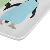 Gay Pride Penguins Holding Hands Snijplank (Hoek)