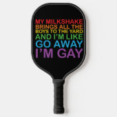 Gay Pride Pickleball Paddle (Voorkant)