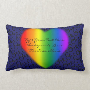 Gay Pride Pillow Custom Rainbow Love Sierkussen Kussen