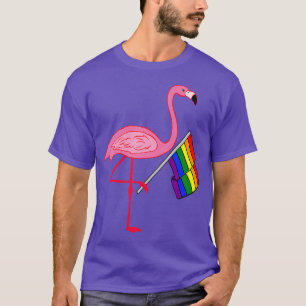 Gay Pride Pink Flamingo LGBT Pride Month Gifts T-shirt