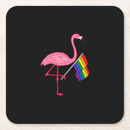 gay pride pink Vlaamse ingo lgbt pride month Kartonnen Onderzetters (Voorkant)
