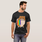 Gay Pride Pomeranian T-shirt (Voorkant volledig)