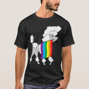 Gay Pride Poodle T-shirt