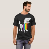 Gay Pride Poodle T-shirt (Voorkant volledig)