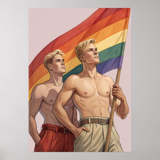  gay pride poster (Voorkant)