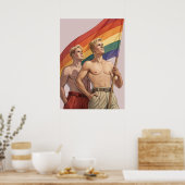  gay pride poster (Keuken)