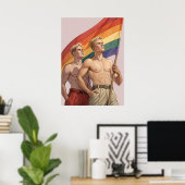  gay pride poster (Thuiskantoor)
