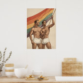 gay pride poster (Keuken)